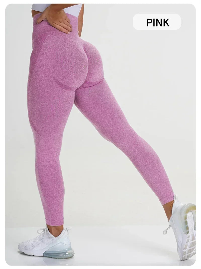 Women's High Waisted, Tight Fitting, Sexy Peach Hip Lifting Yoga Pants, Gym Exercise, Running, Pilates, Leggings