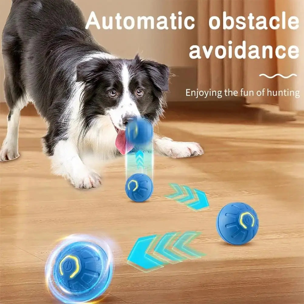 Smart Dog Toy Ball Electronic Interactive Pet Toy Moving Ball Automatic Jump Roll Ball for Puppy Birthday Gift Pet Product