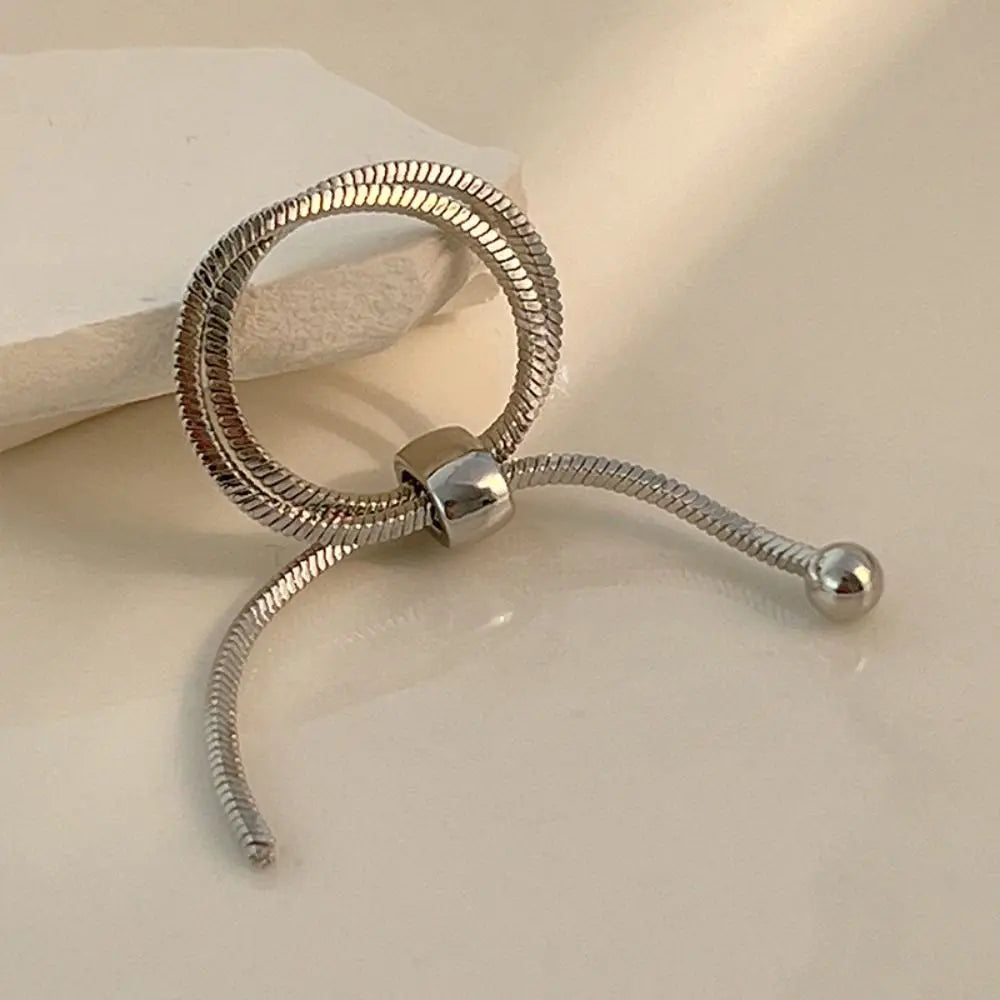 Vintage Multy Layer Adjustable Chain Rings Strap Finger Rings For Women Men Personality Charms Rings Jewelry Gifts