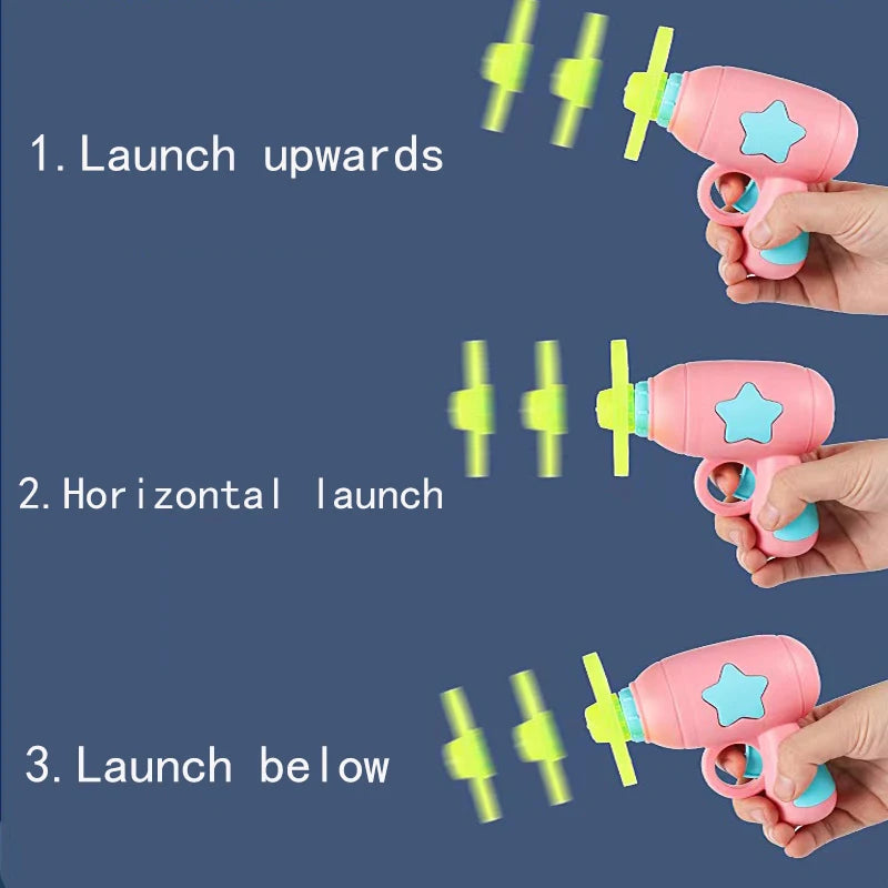 With 5pcs Flying Disc Cat Dog Toy Funny Interactive Play Pet Training Toy Mini Flying Disc Catapult Pet Toys Cat Accessories
