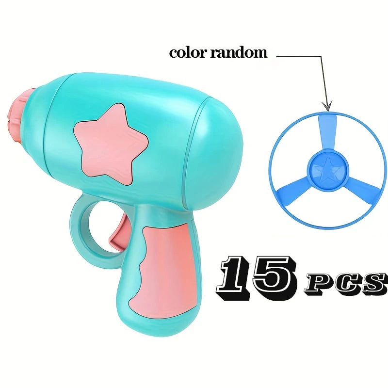 With 5pcs Flying Disc Cat Dog Toy Funny Interactive Play Pet Training Toy Mini Flying Disc Catapult Pet Toys Cat Accessories