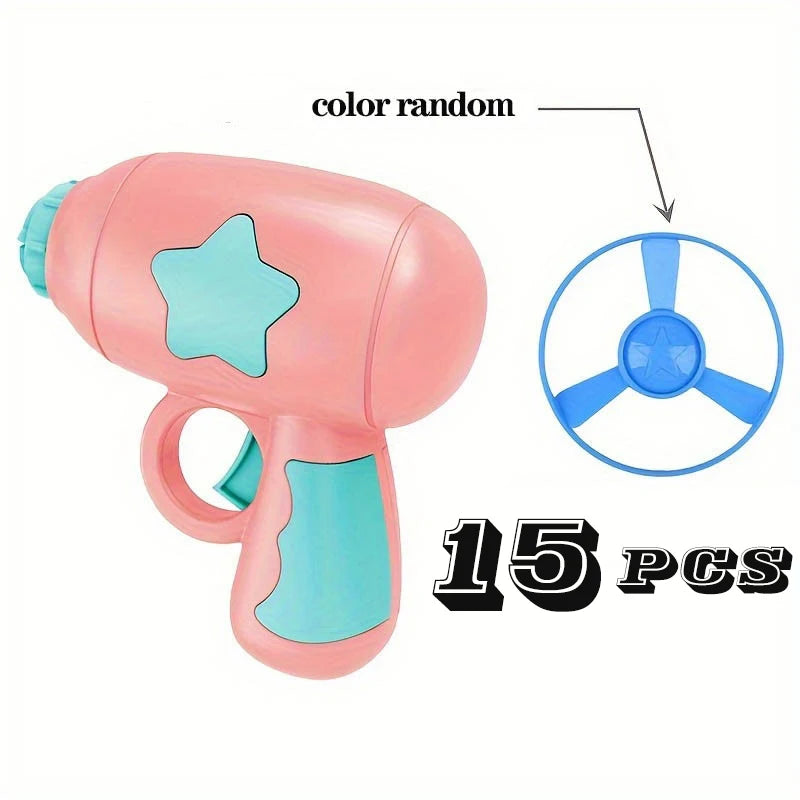 With 5pcs Flying Disc Cat Dog Toy Funny Interactive Play Pet Training Toy Mini Flying Disc Catapult Pet Toys Cat Accessories