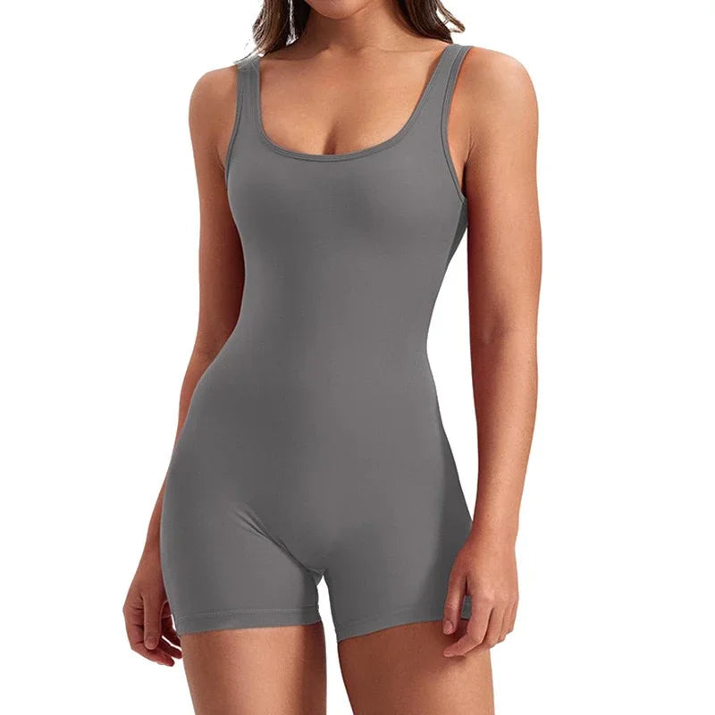 Yoga Wear Bodysuit Female Yoga Sport Sets Sleeveless Backless Sexy High Waist Leggings One Piece Fitness Jumsuits Sportswear