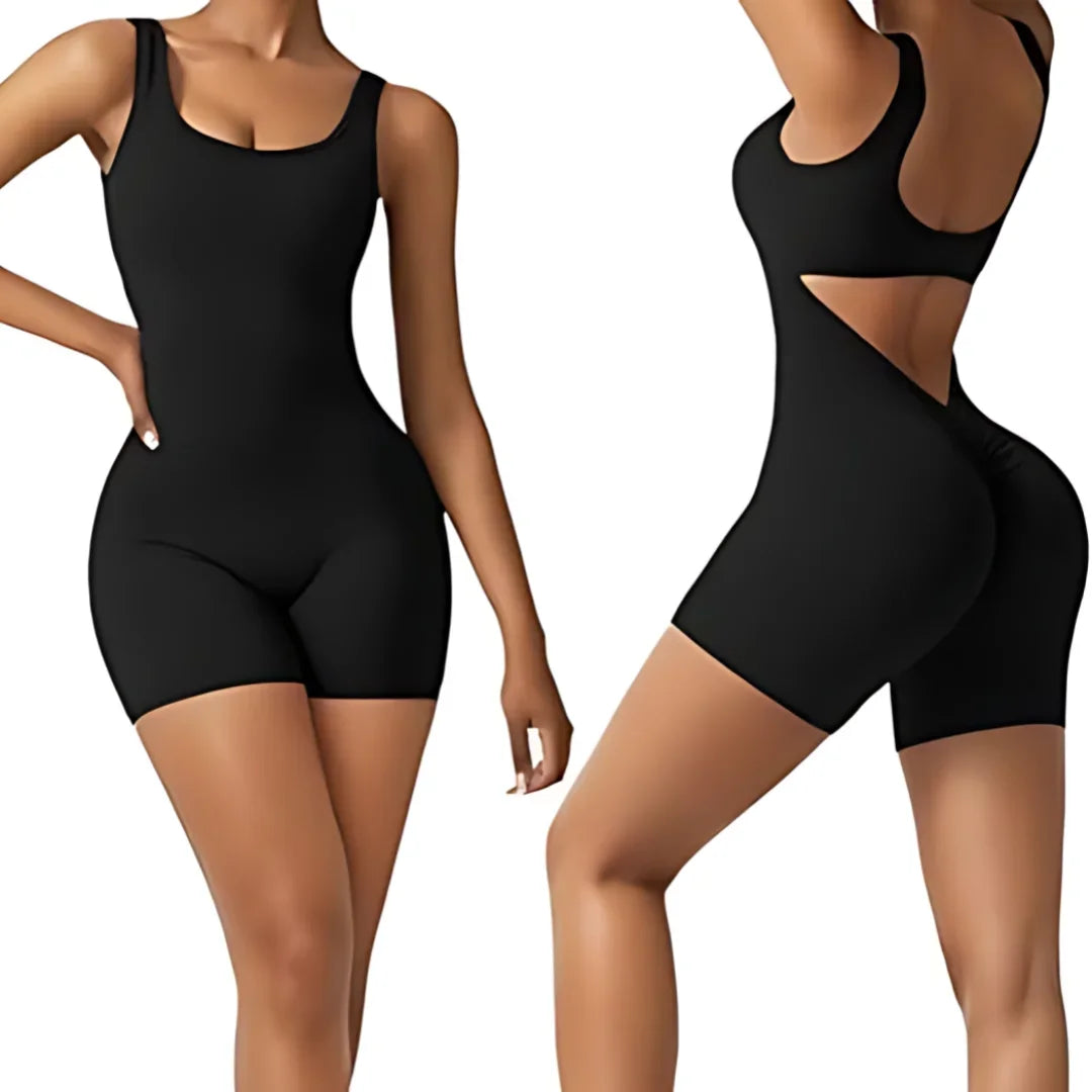 Yoga Wear Bodysuit Female Yoga Sport Sets Sleeveless Backless Sexy High Waist Leggings One Piece Fitness Jumsuits Sportswear