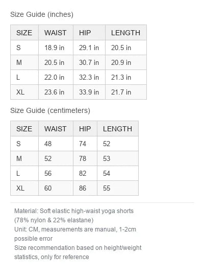 Bare Feel High Waist Yoga Shorts