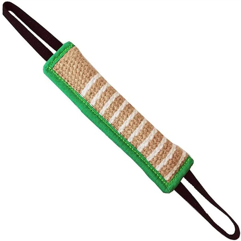 Durable Dog Training Tug Toy Dog Bite Stick Pillow Puppy Toy With Rope Handles Large Dog Training Interactive Play Chewing Toys
