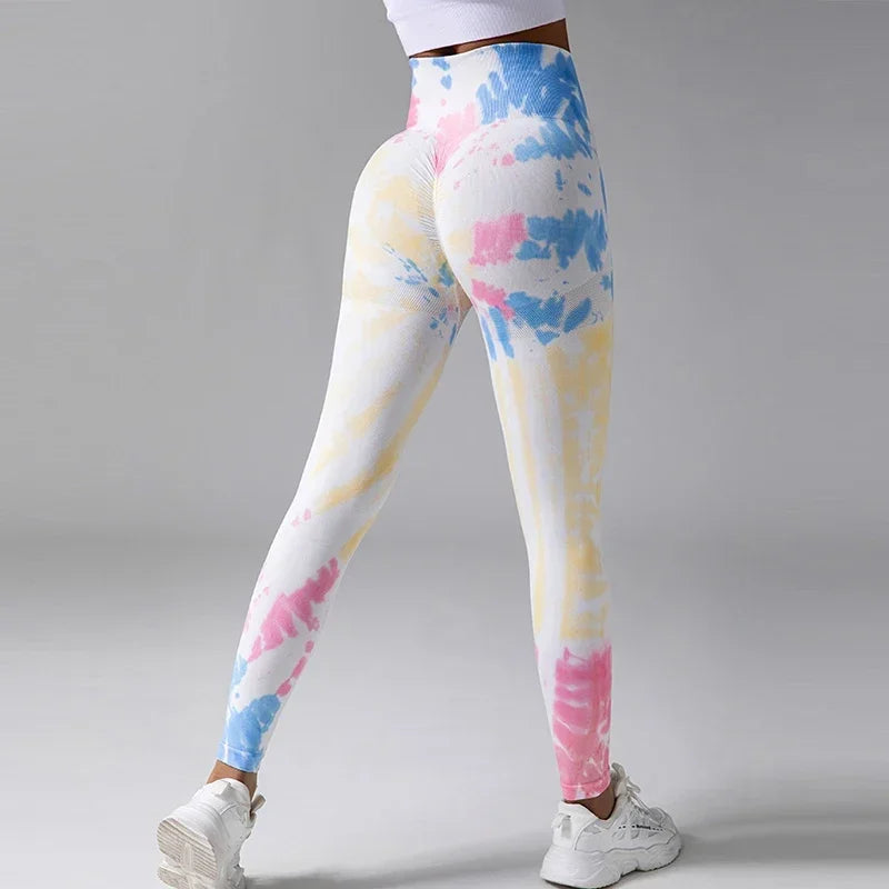 LANTECH Women Gym Yoga Seamless Pants Sports Clothes Stretchy Hips Push Up Squat Exercise Fitness Leggings Activewear Pants