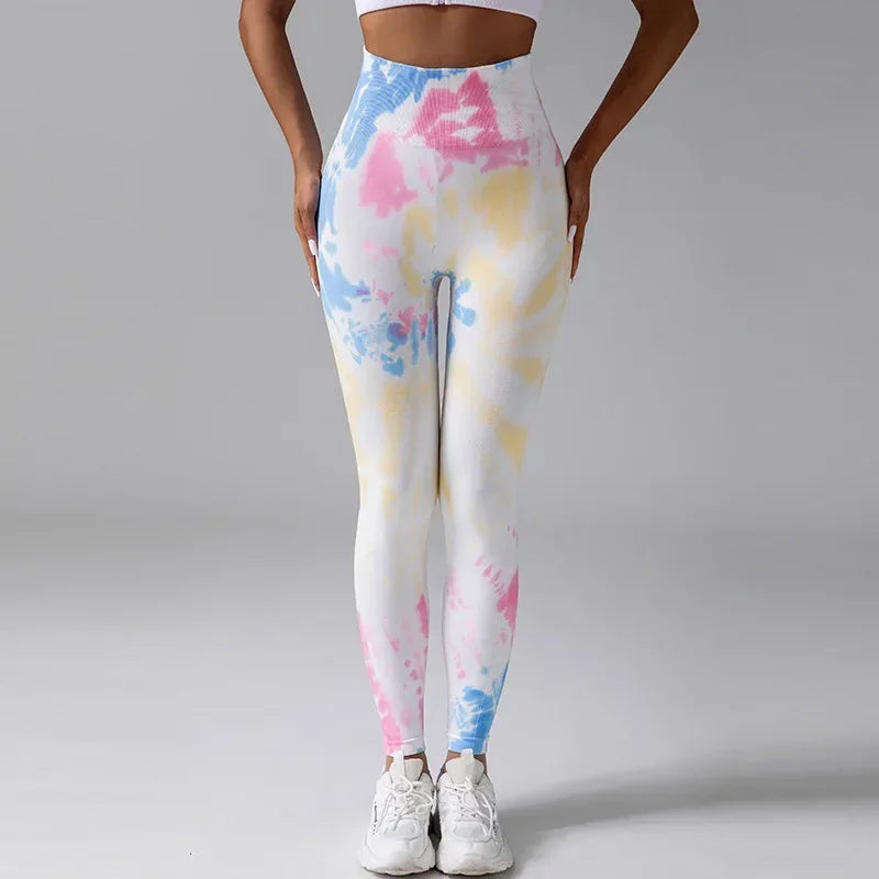 LANTECH Women Gym Yoga Seamless Pants Sports Clothes Stretchy Hips Push Up Squat Exercise Fitness Leggings Activewear Pants