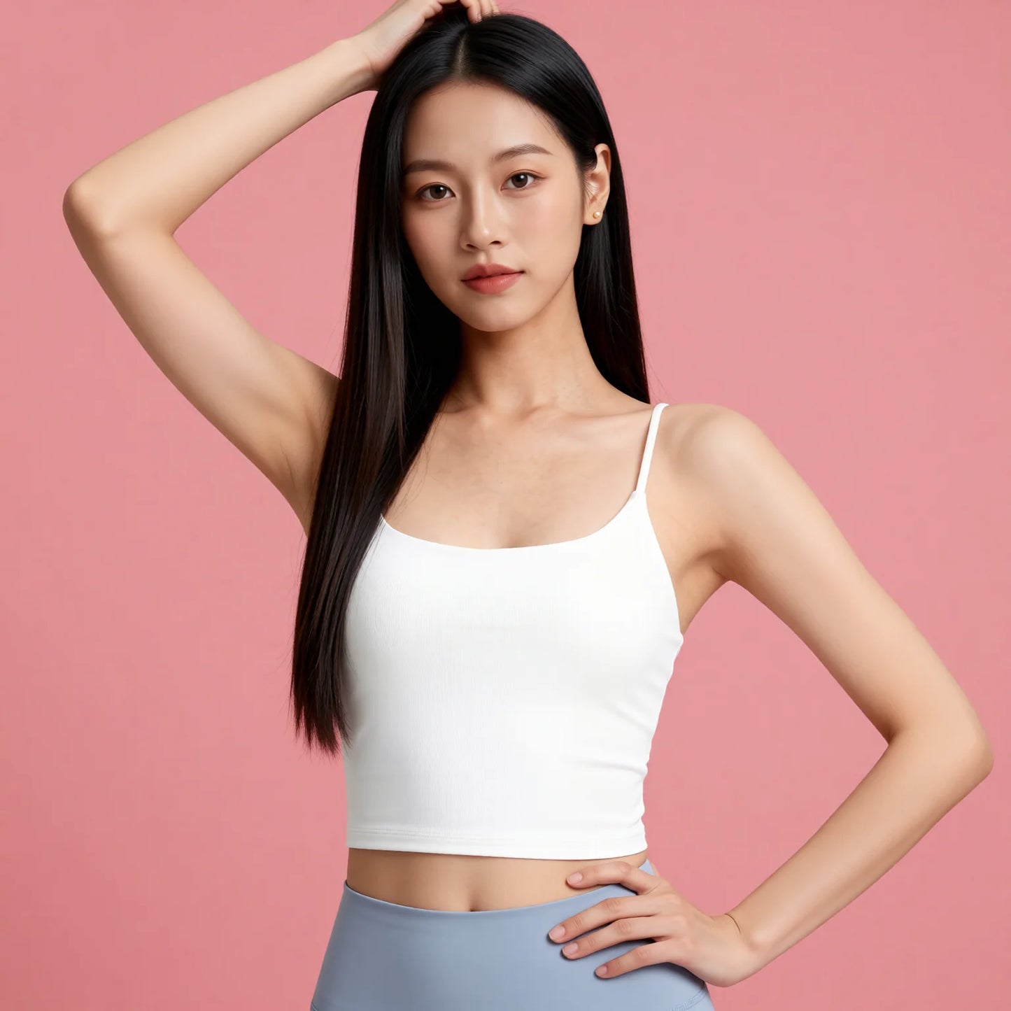Strappy Backless Sports Bra