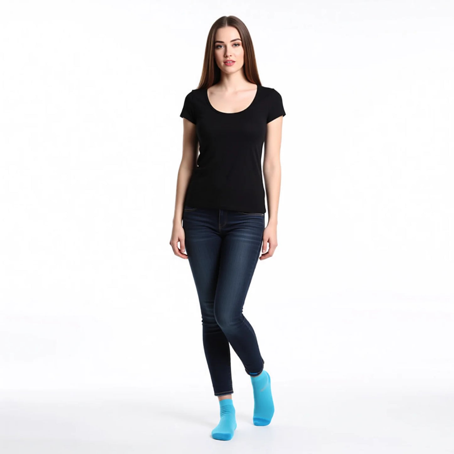 Slouch Socks Women Mid Calf Thin Cotton Sheer Retro Trendy Versatile