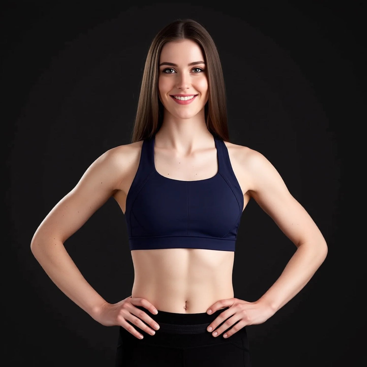 High Impact Cross Strap Sports Bra