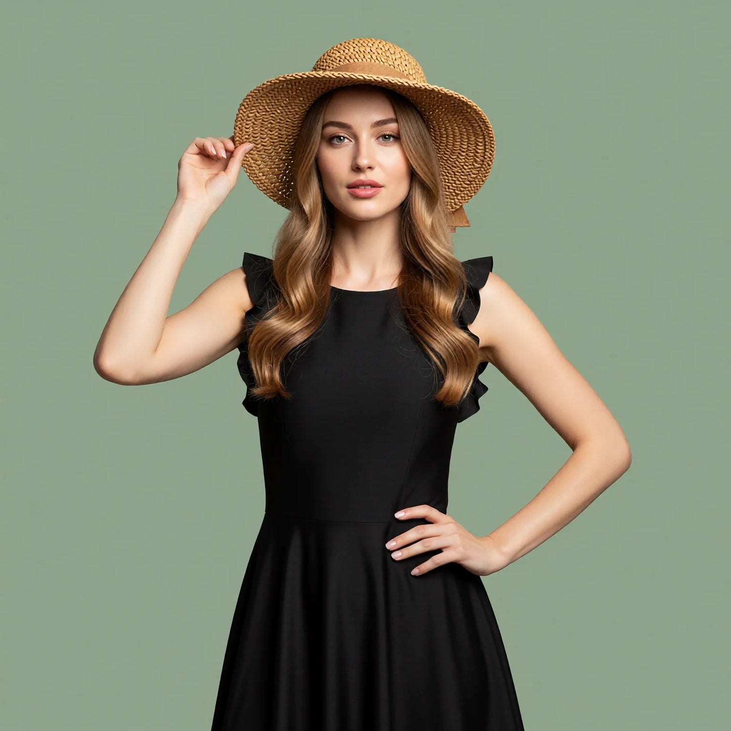 Ins Korean Style Backless One-Piece Swimwear for Beach Holiday