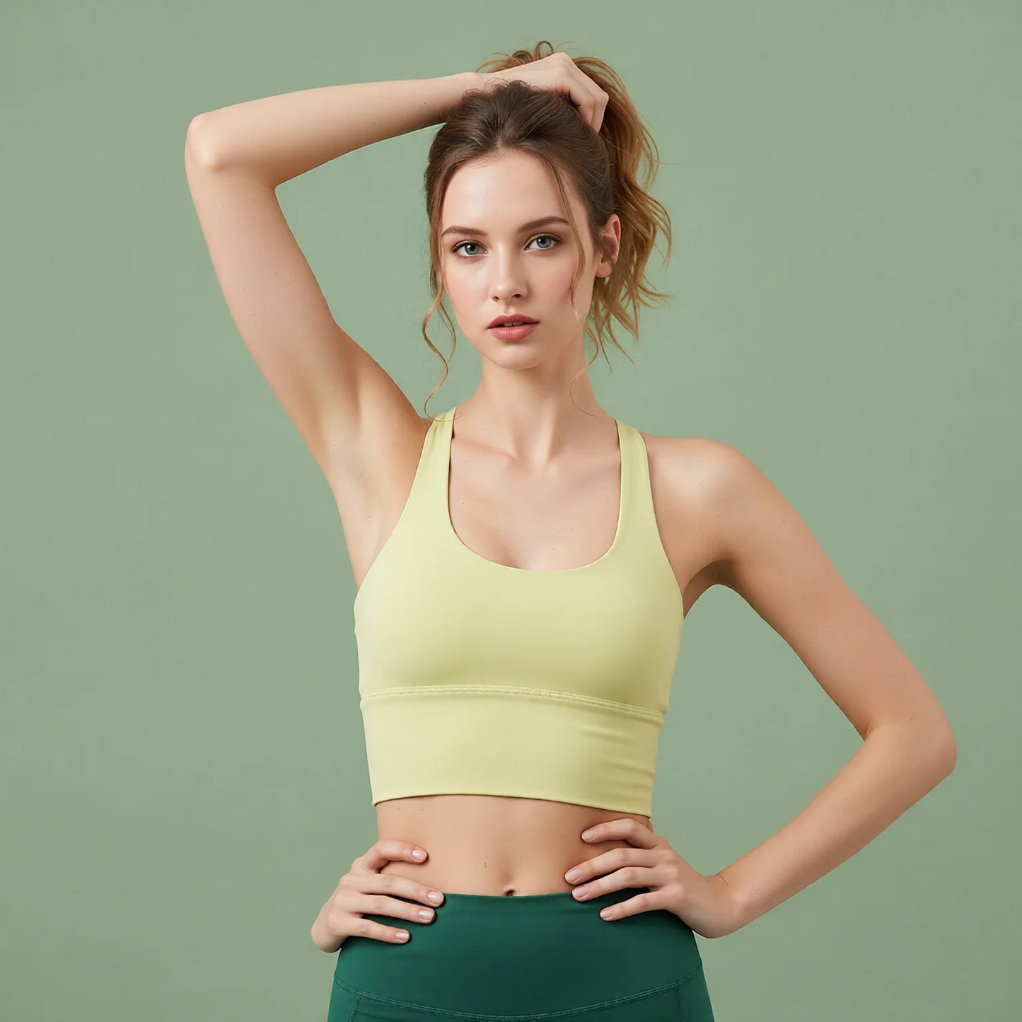 High Impact Seamless Sports Bra - Jiggle-Free Yoga & Running
