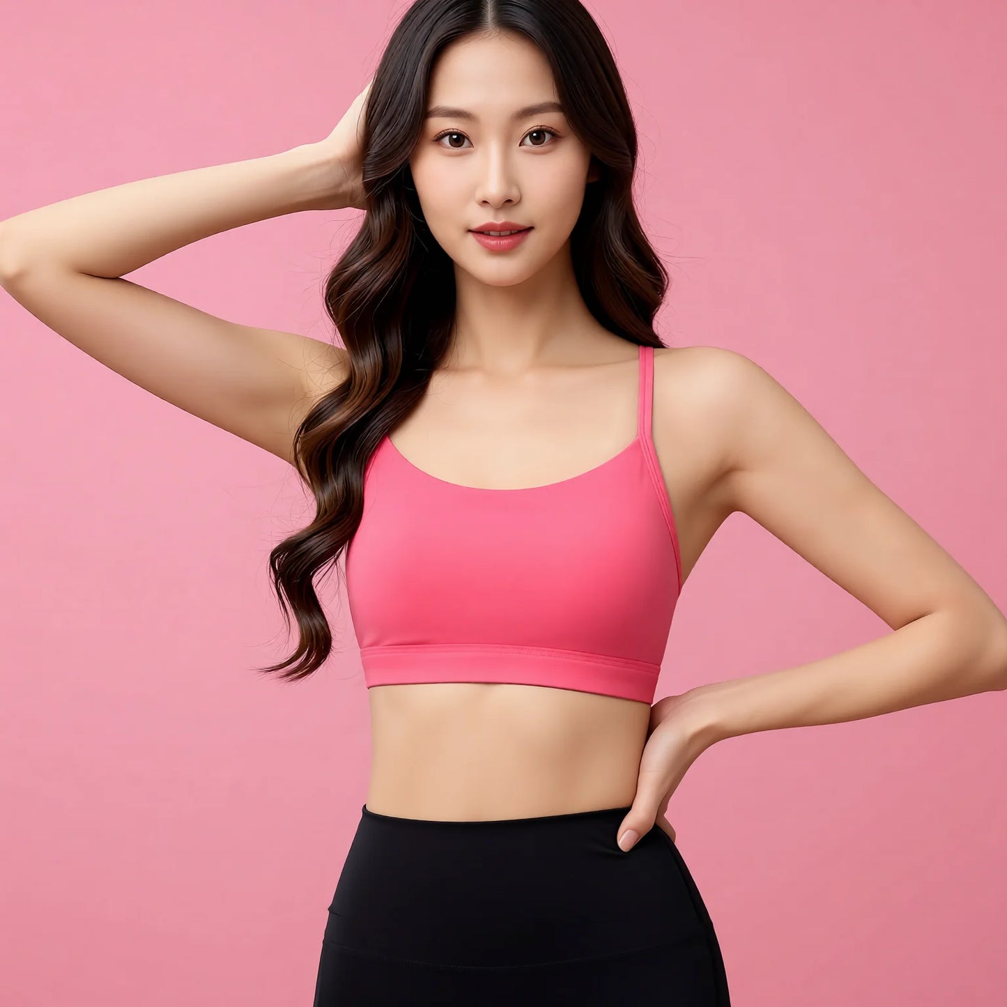 Invisible Seamless Camisole Bra with Supportive Straps
