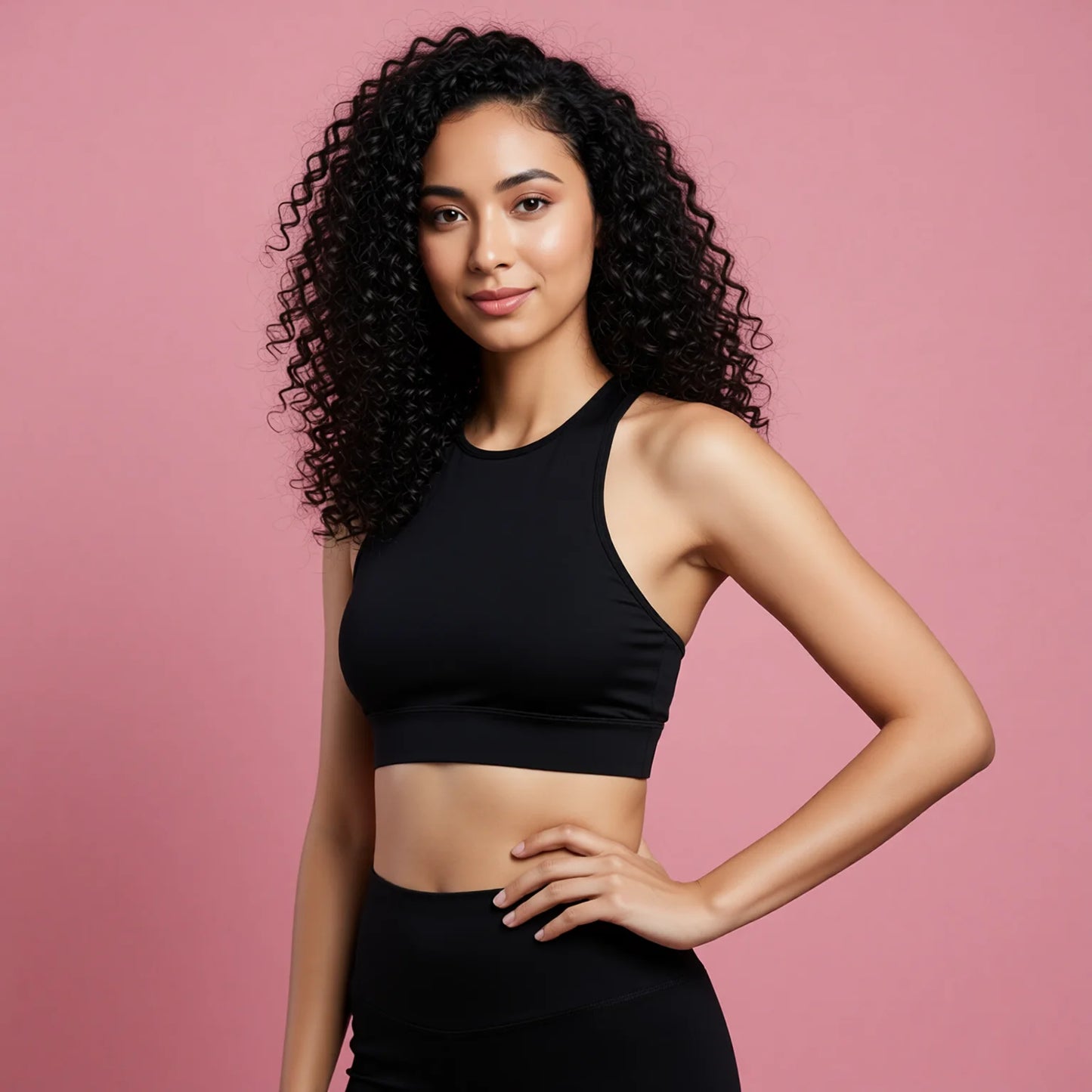 Bareback Sports Bra with Fixed Cups - Mid-Intensity Support