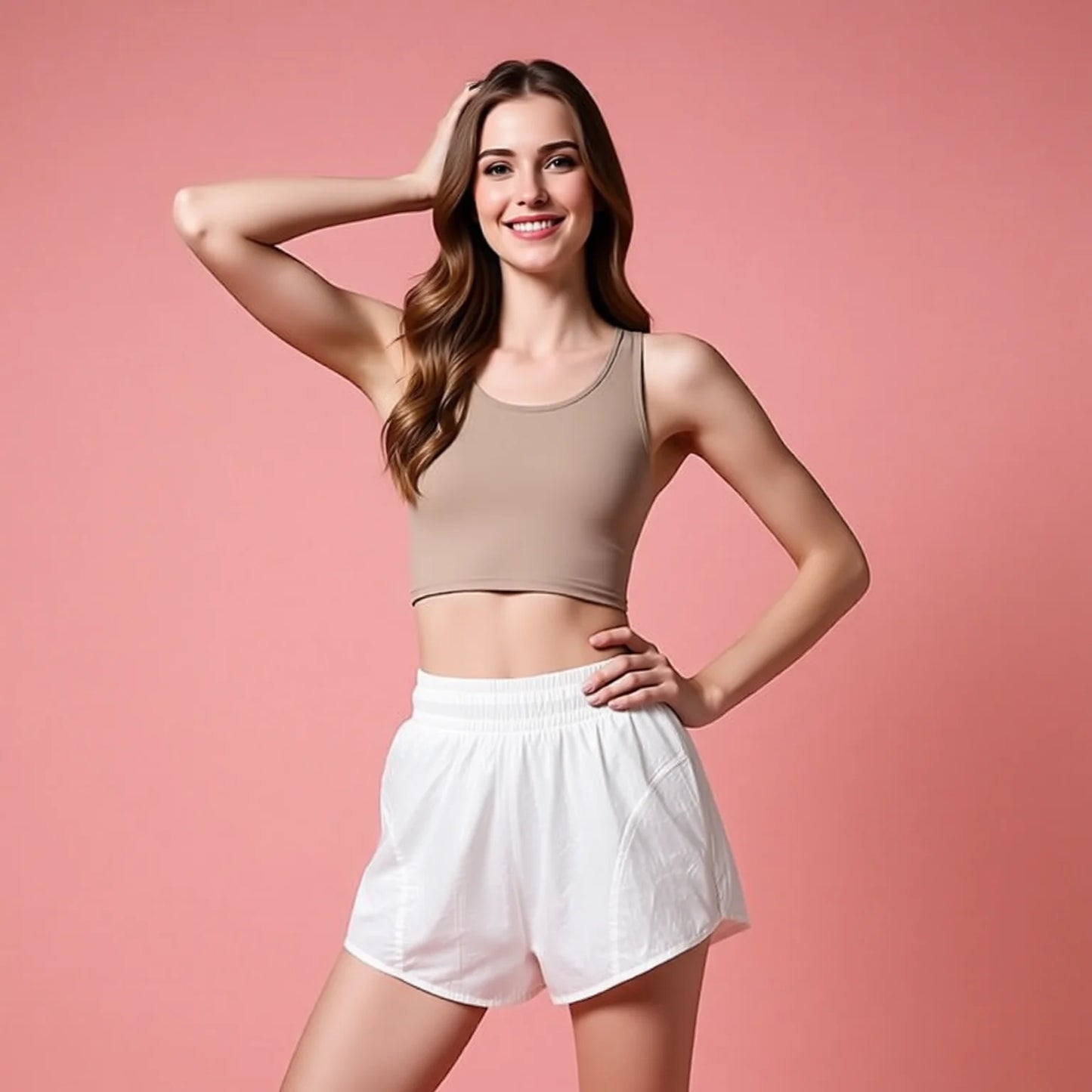 Summer Anti-Show Athletic Shorts Women Breathable Loose Fit Yoga Running
