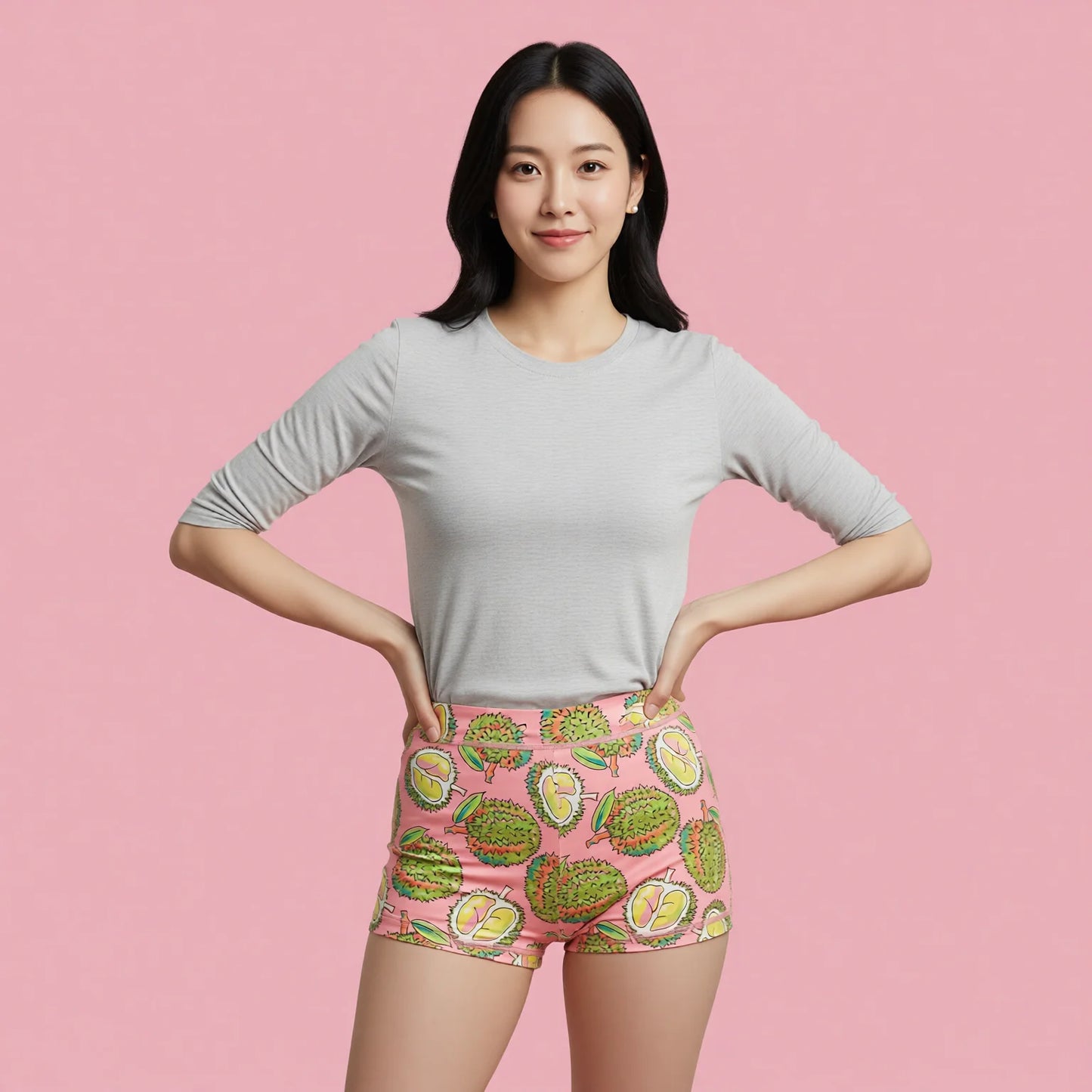 High Waist Butt-Lifting Yoga Shorts for Women