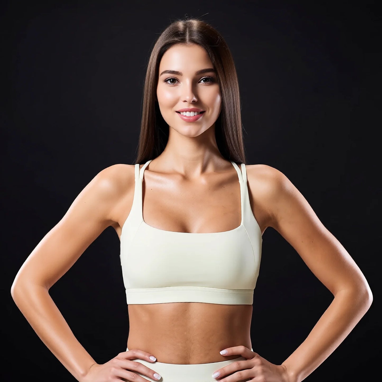 Cloud Feel Anti-Shock Sports Bra - High Stretch Power Sculpting Crop Top