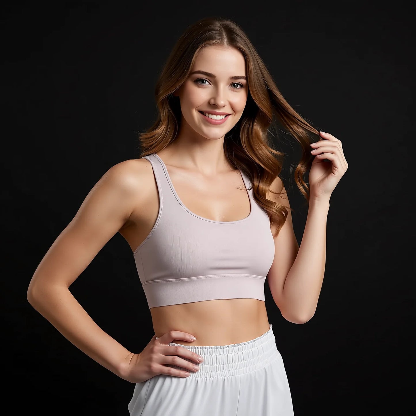High Intensity Support Sports Bra Cross Back Design - Y-Back Yoga Activewear