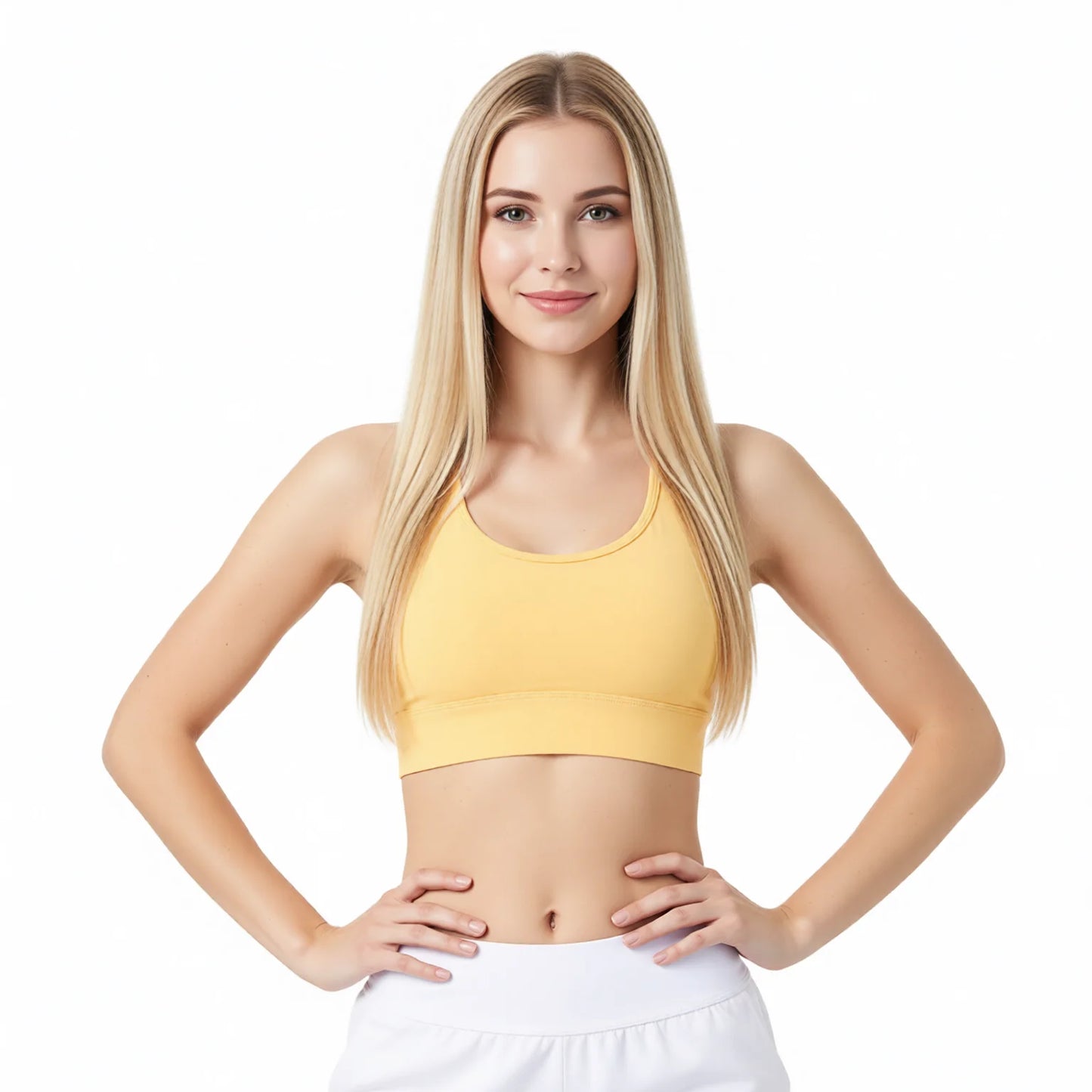 Front-Zip High-Support Yoga Bra - Lightweight Antimicrobial Fitness Top