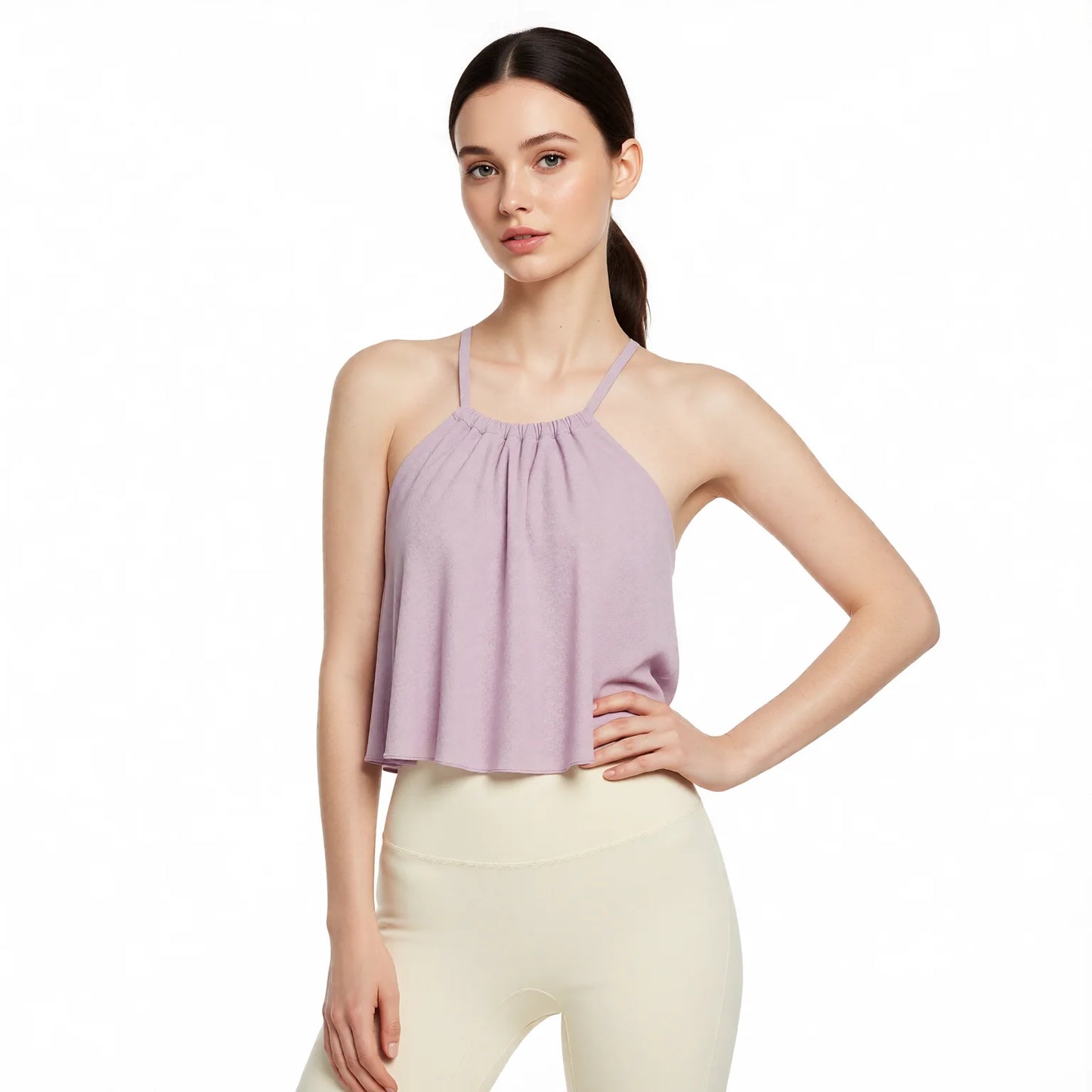 Cloud Mesh Workout Camisole with Built-in Bra