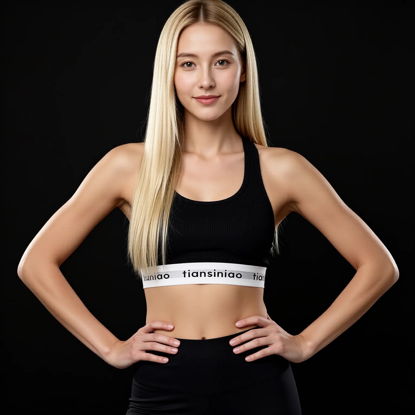 supportive racerback sports bra