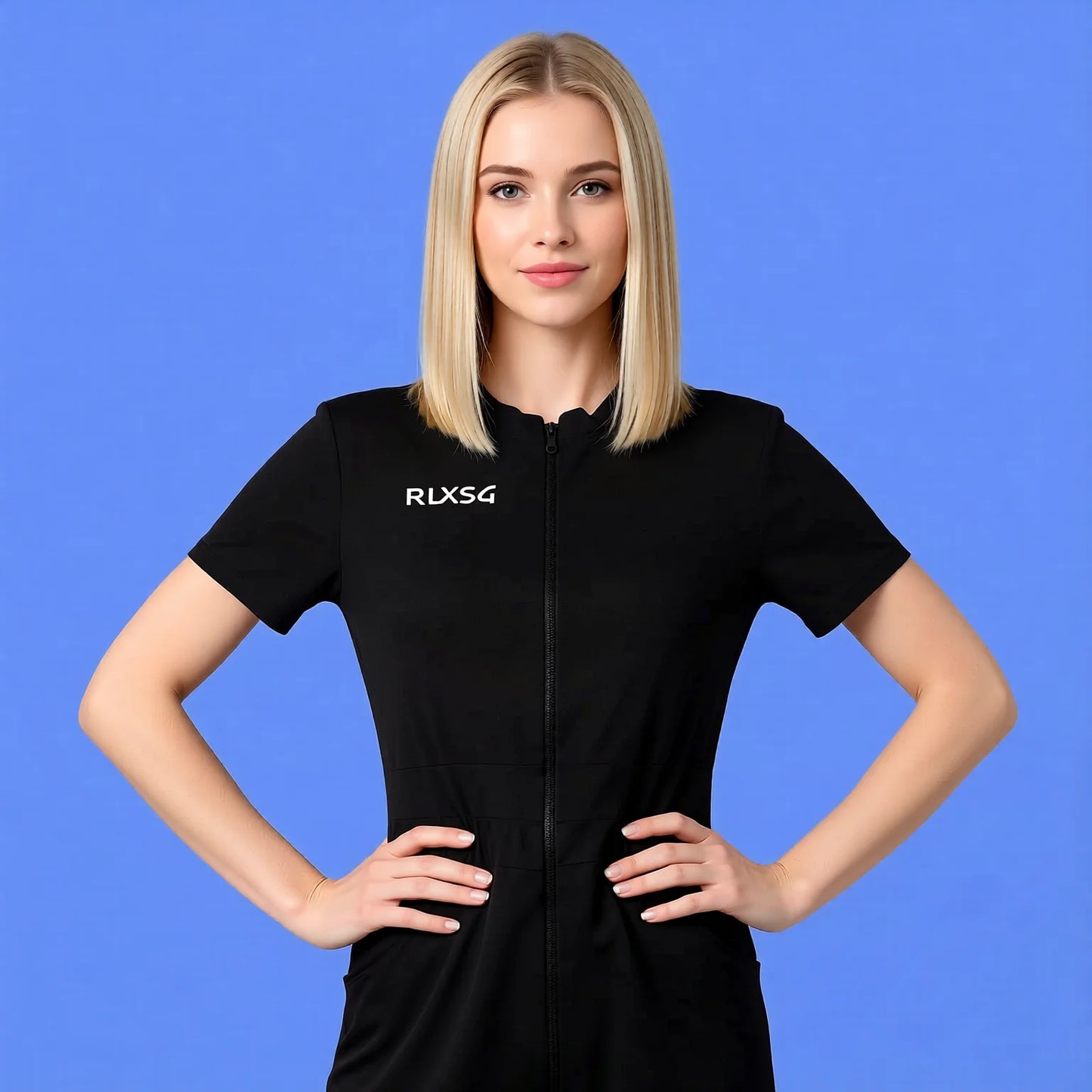 Conservative One-Piece Swim Dress - Slimming Cover-Up for Women