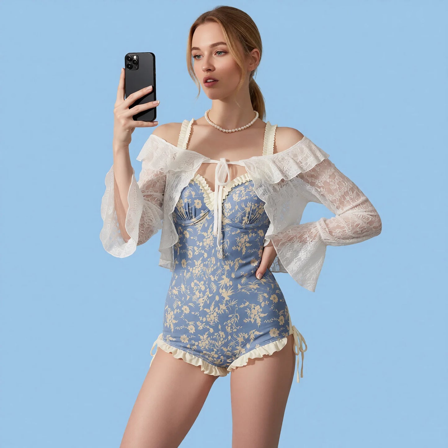 Flattering One Piece Swimsuit