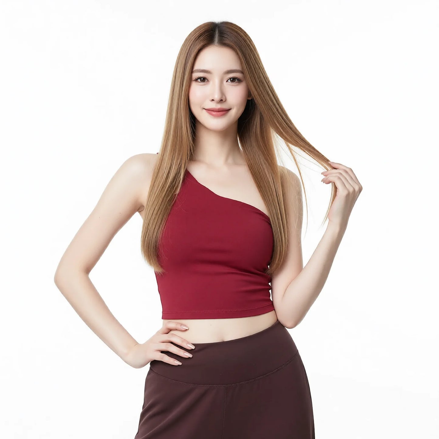 Summer Sports Bra Top - One Shoulder One Piece Yoga Camisole