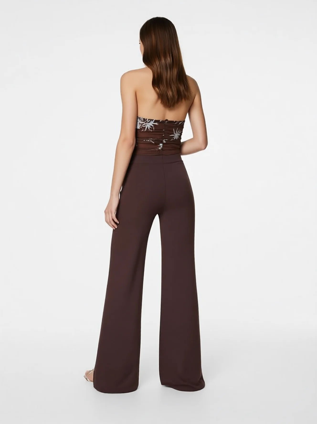 High Waisted Flared Leggings with Pockets and Butt Lift