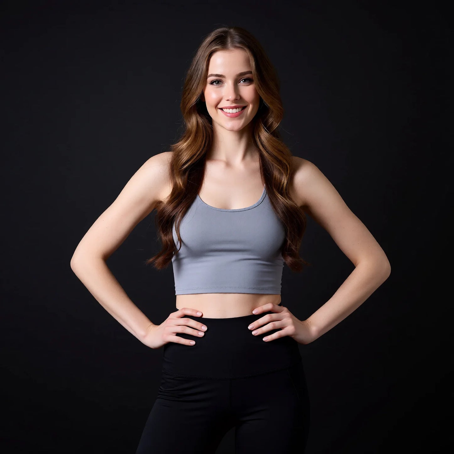 High Waist Butt-Lifting Yoga Leggings with Side Pockets