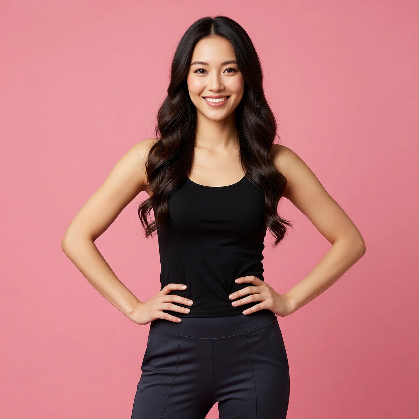 High Waisted Flared Yoga Pants with Pockets - Tummy Control & Booty Lift