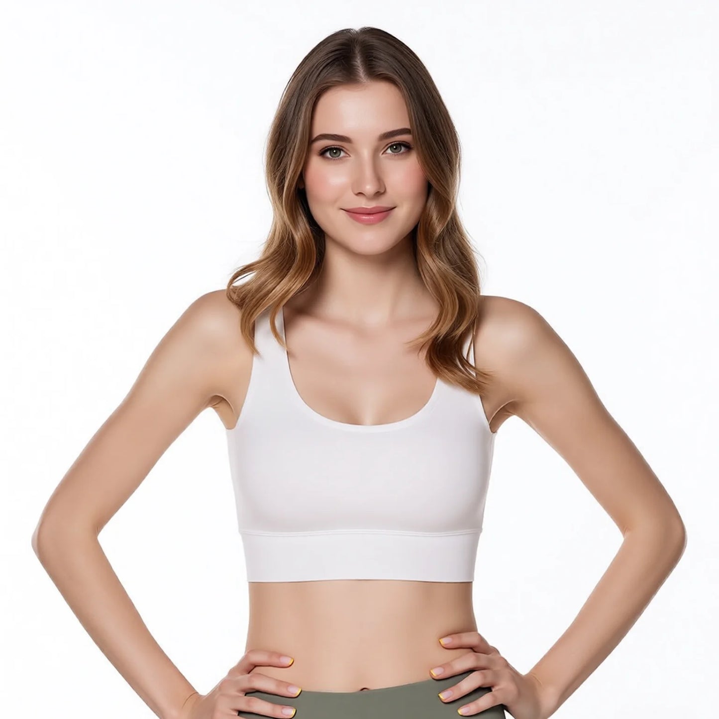 Supportive High-Impact Sports Bra - Backless Anti-Wobble Workout Bra