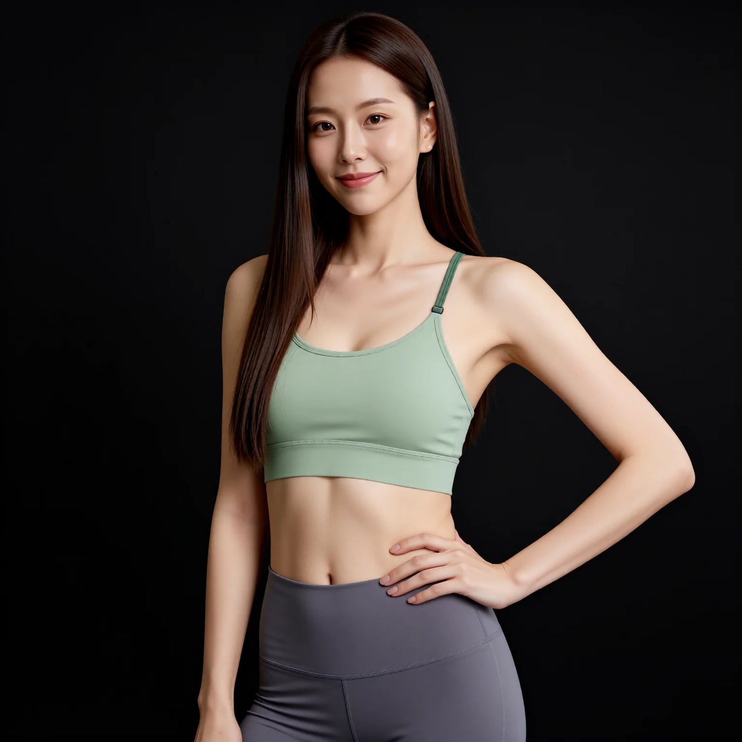 Fixed Cup Sports Bra for Women - Shockproof Support Running Training Fitness Yoga Cross Back Bra
