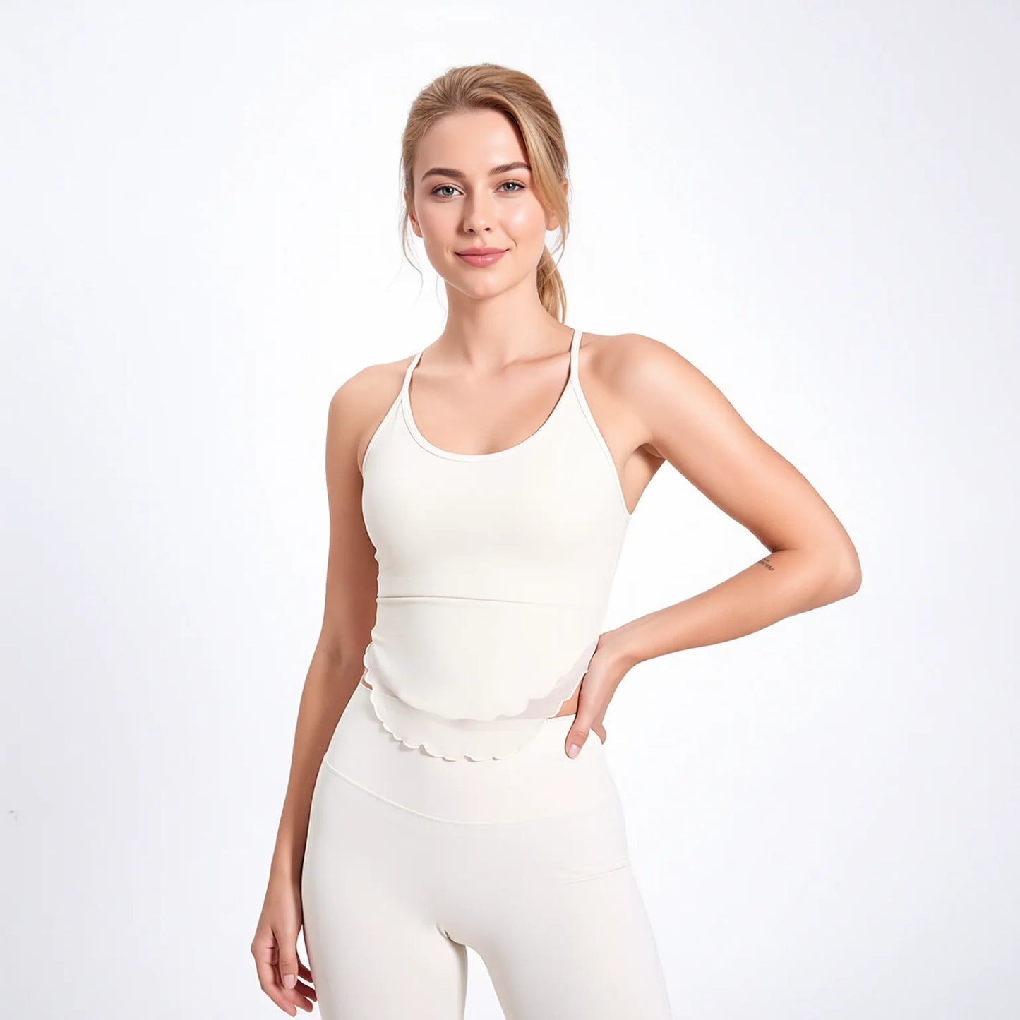 Fixed Cup Racerback Yoga Top