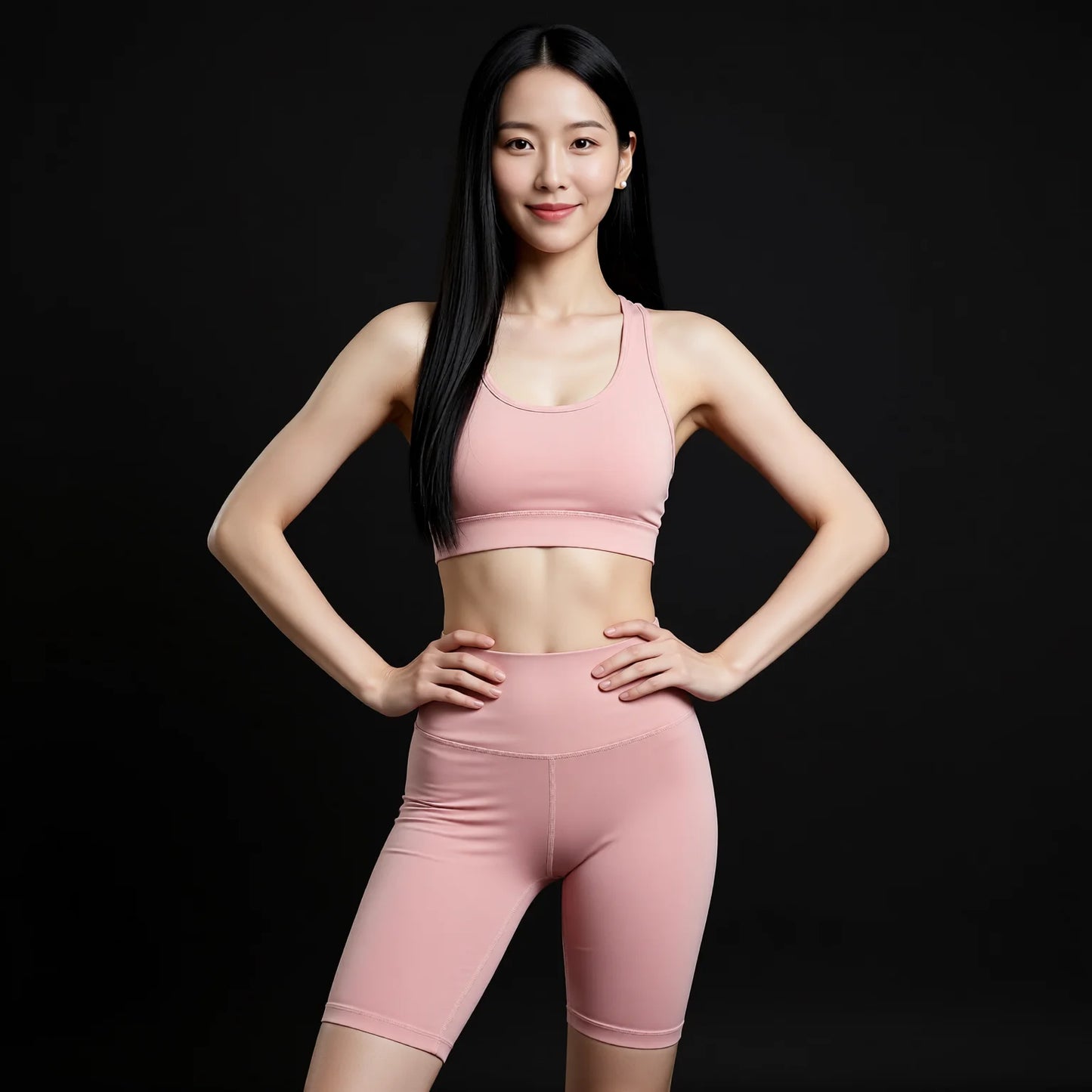 High Waist Five-Inch Yoga Shorts for Summer