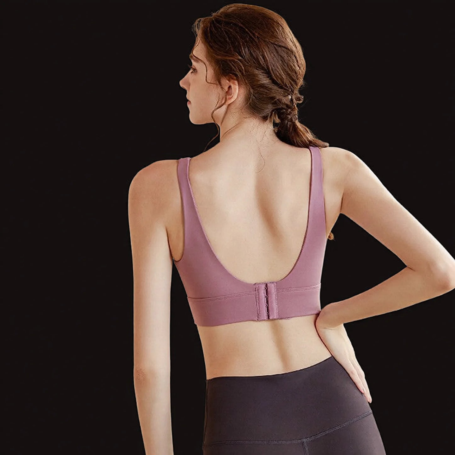 High Intensity Sports Bra - Supportive Racerback Yoga Top