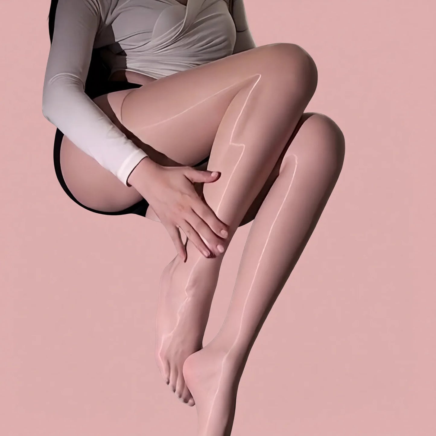 Ultra-Thin Sheer Over-Knee Thigh-High Stockings