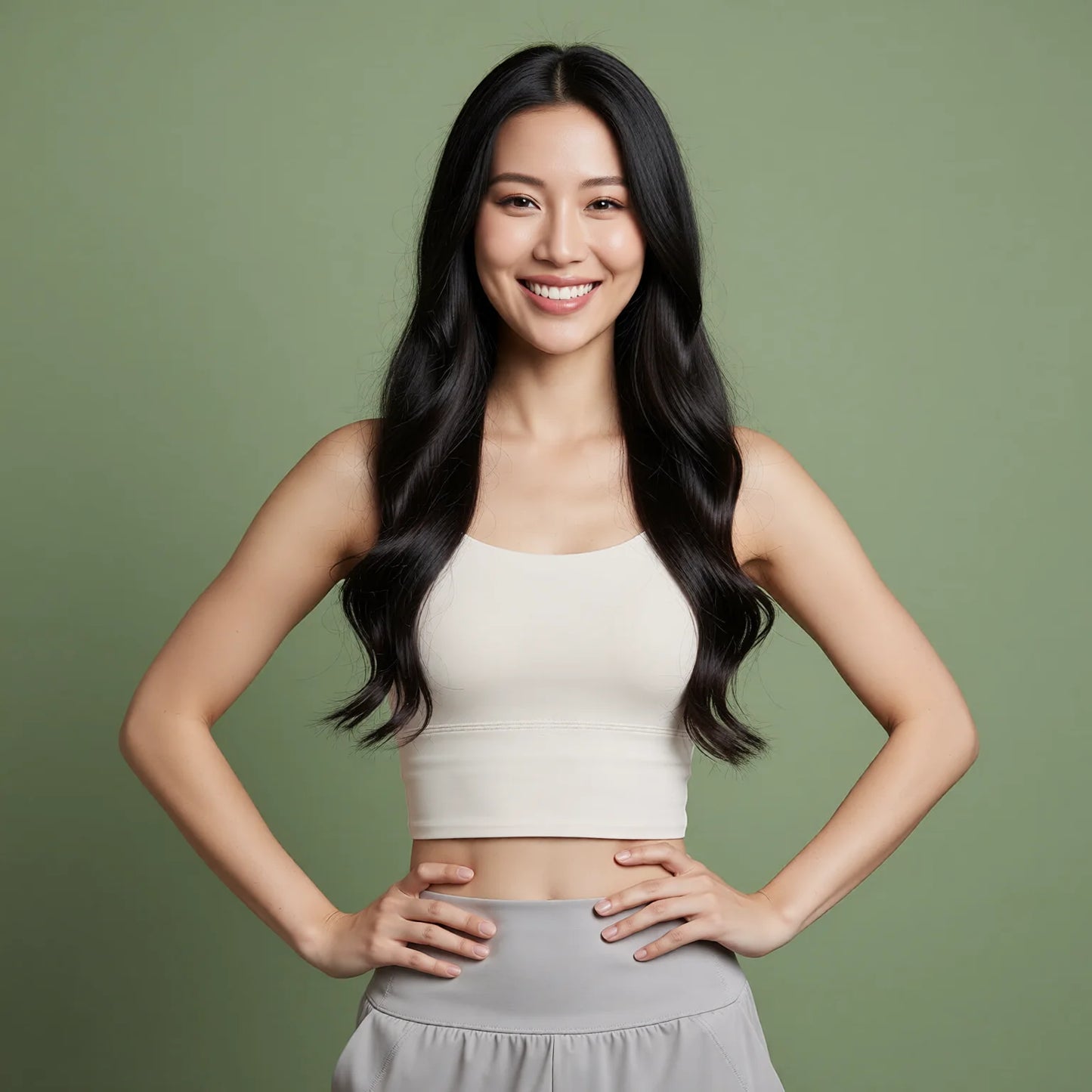 Butterluxe Essential Sports Bra - Sage Green