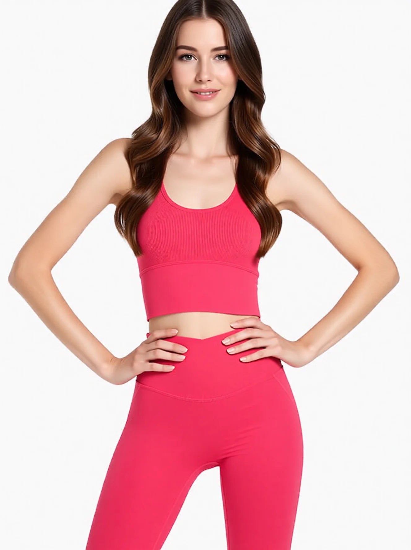 V-Waist Butt Lifting High Waisted Seamless Leggings