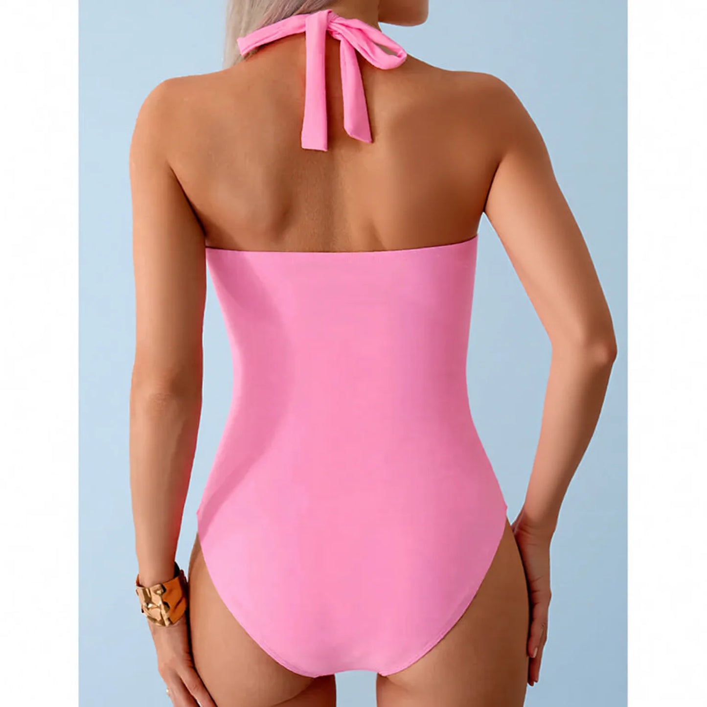 Sexy One Piece Swimsuit Women Push Up Tummy Control Bathing Suit