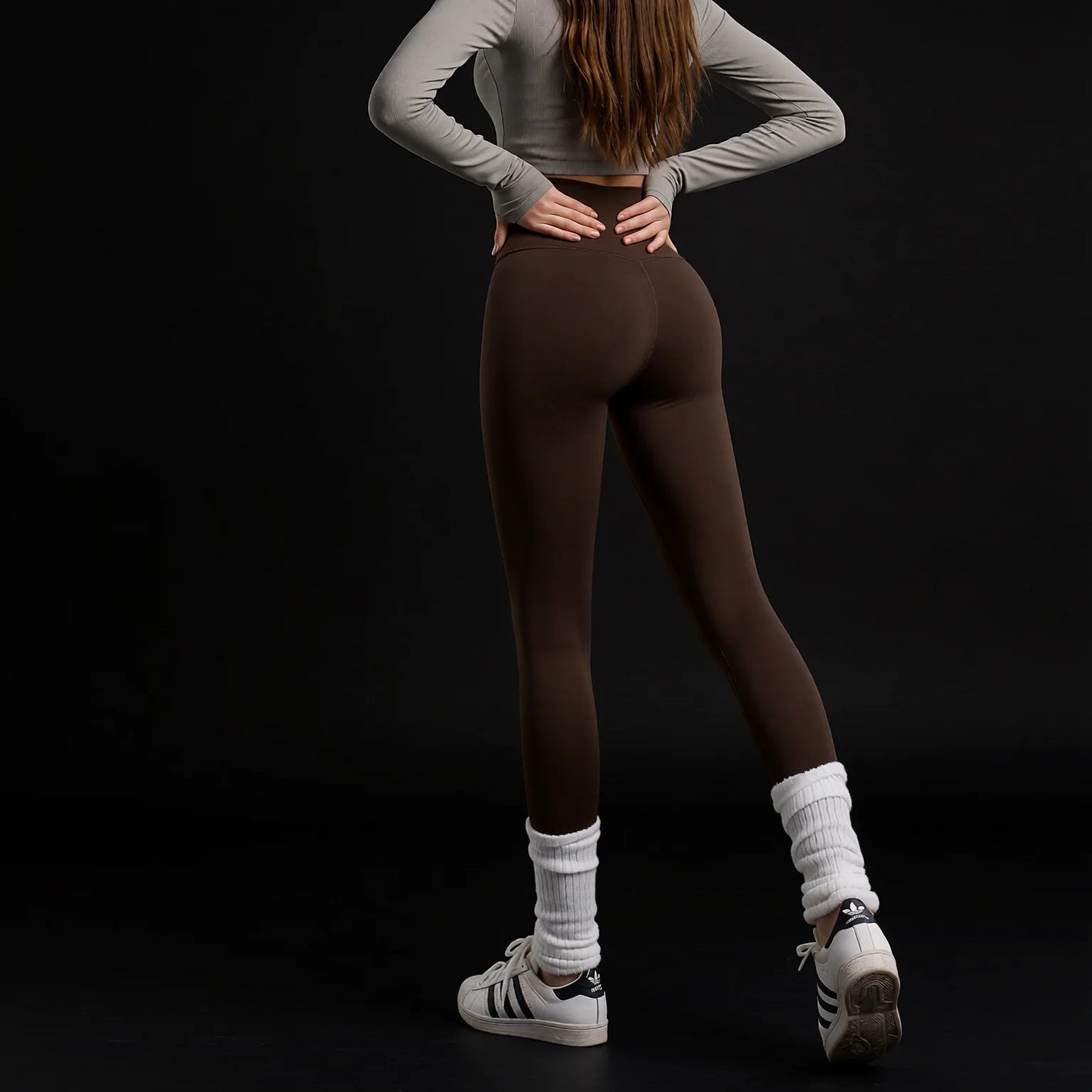 High-waisted butt-lifting leggings