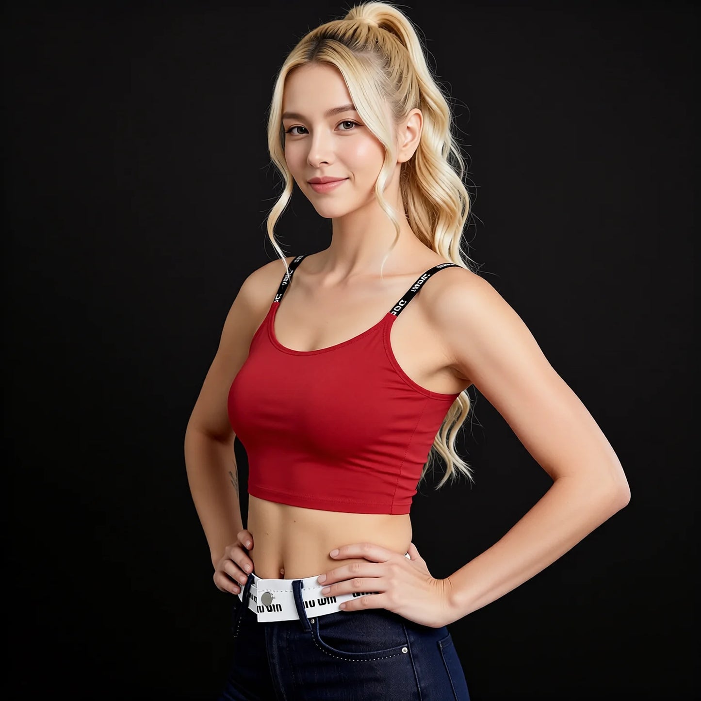 Seamless Invisible Yoga Sports Bra One-Piece Support