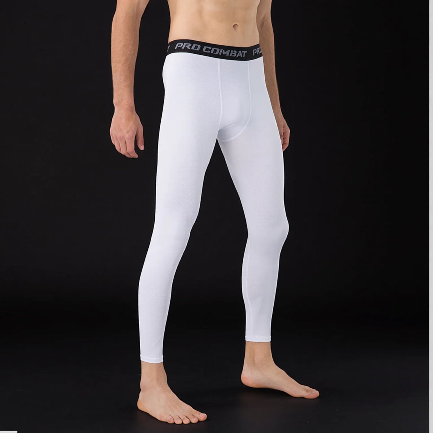 men's compression leggings - fast dry athletic tights for running yoga basketball