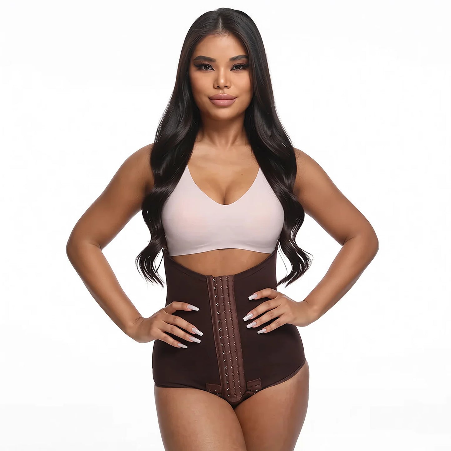 Tummy Control High Waist Shapewear Bodysuit Butt Lifter Compression Shorts
