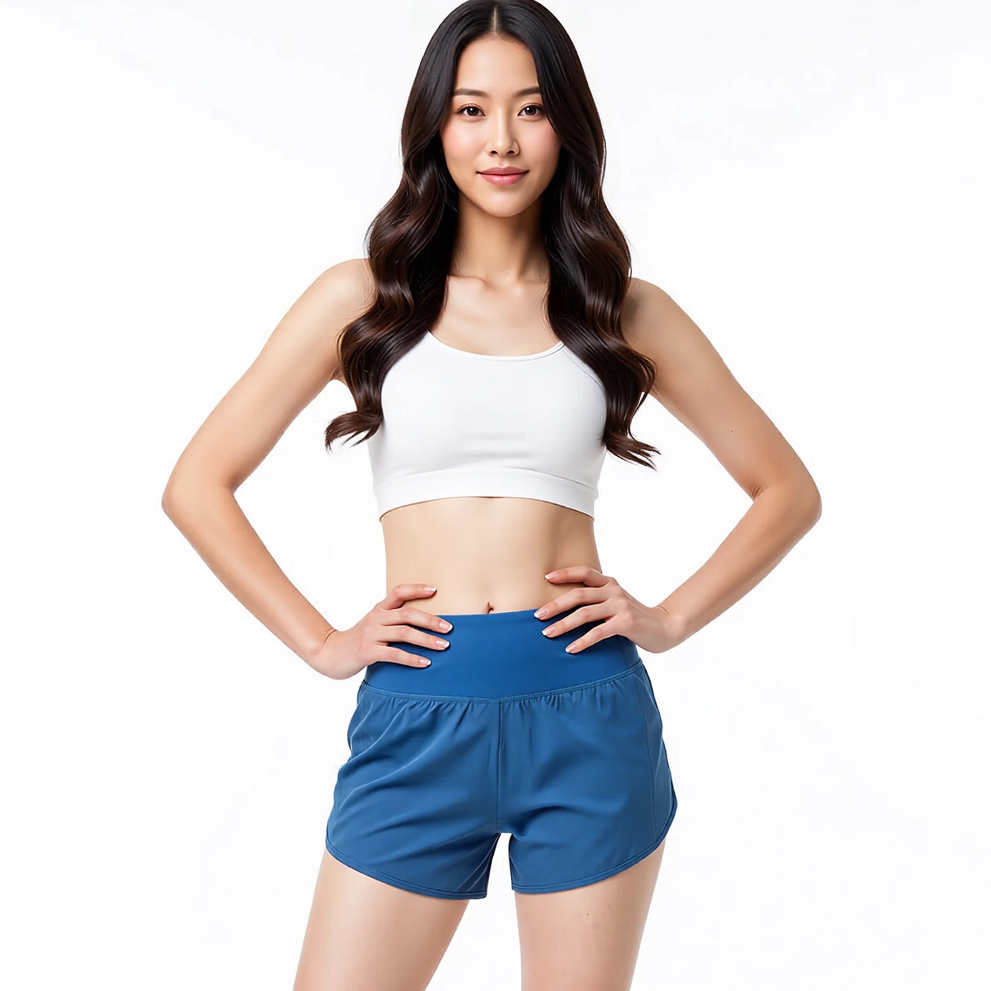 Women's Running Shorts with Phone Pocket Anti-Chafing Liner