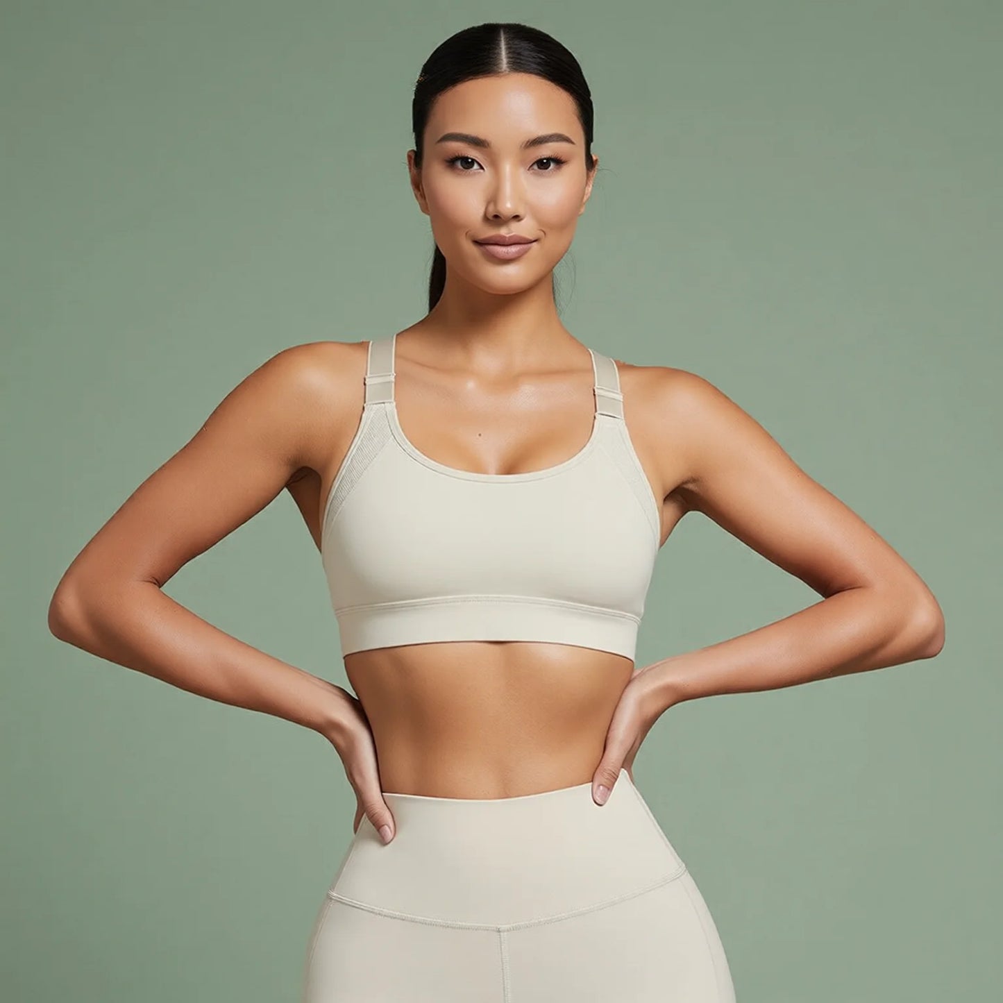High-Impact Support Sports Bra for Running and Fitness