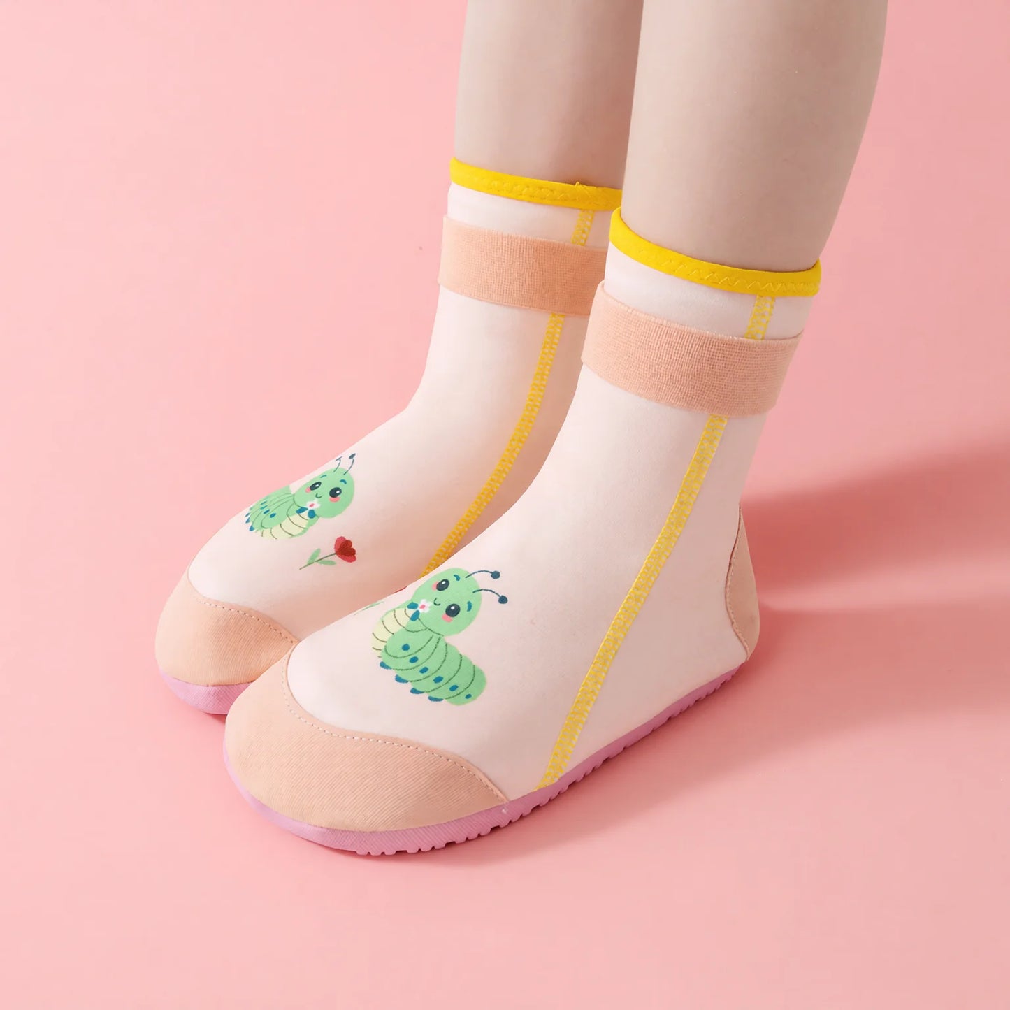 Quick-Dry Cartoon Sock Shoes for Kids Beach Hiking Swim Pool Foot Protection