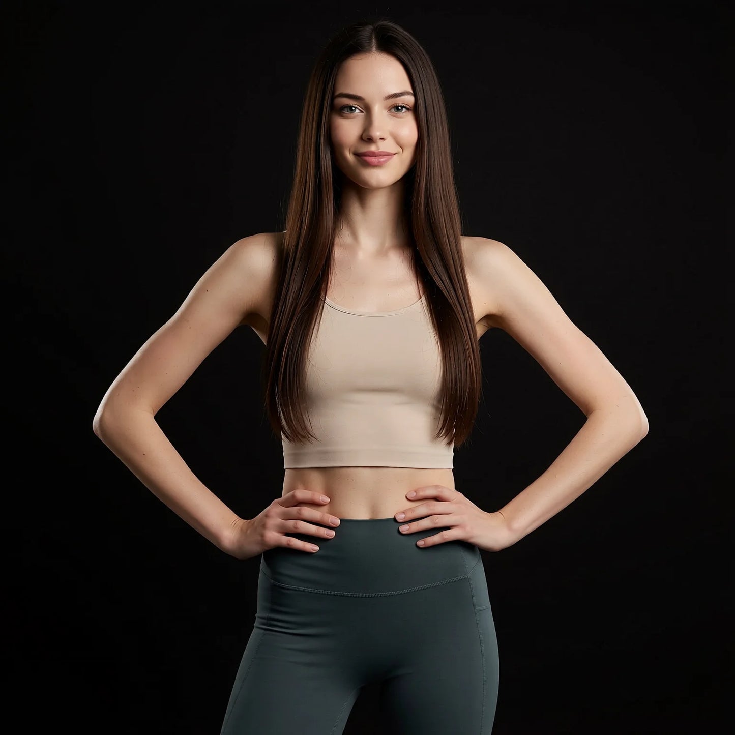 Side Pocket Bare Skin Feel Yoga Pants