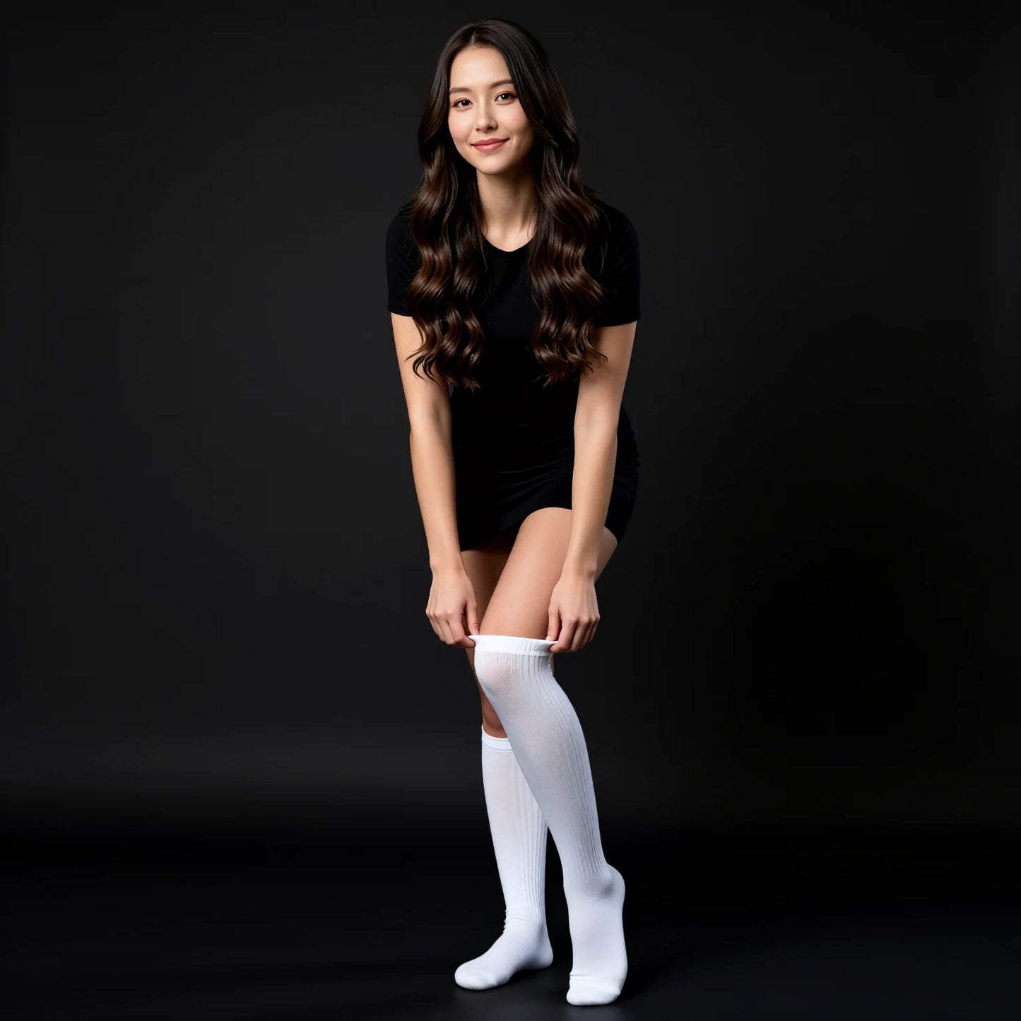 Sheer Slouchy Calf Socks - Ruched Thin Summer Leg Warmers